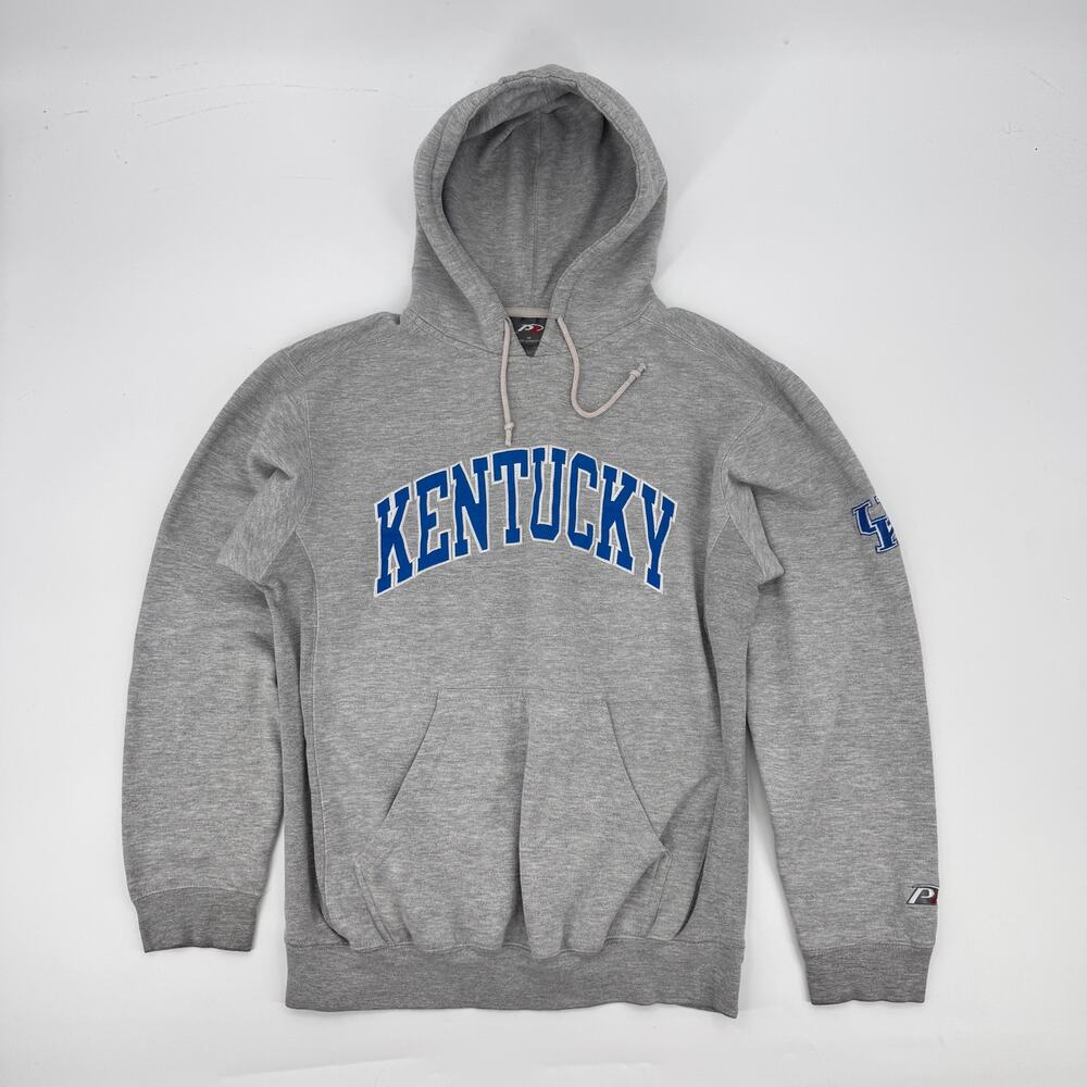 P2 Pro Player Kentucky Wildcats Hoodie Mens M Gray Embroidered NCAA Pullover